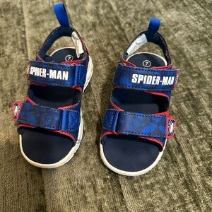 Spiderman Light-up Heel Sandals with Adjustable Straps